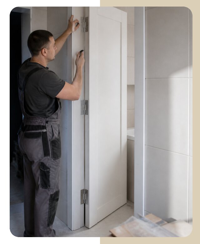Установка двери в ванную в Курчатове от 4585 р. | ДвериЛегко-Крч